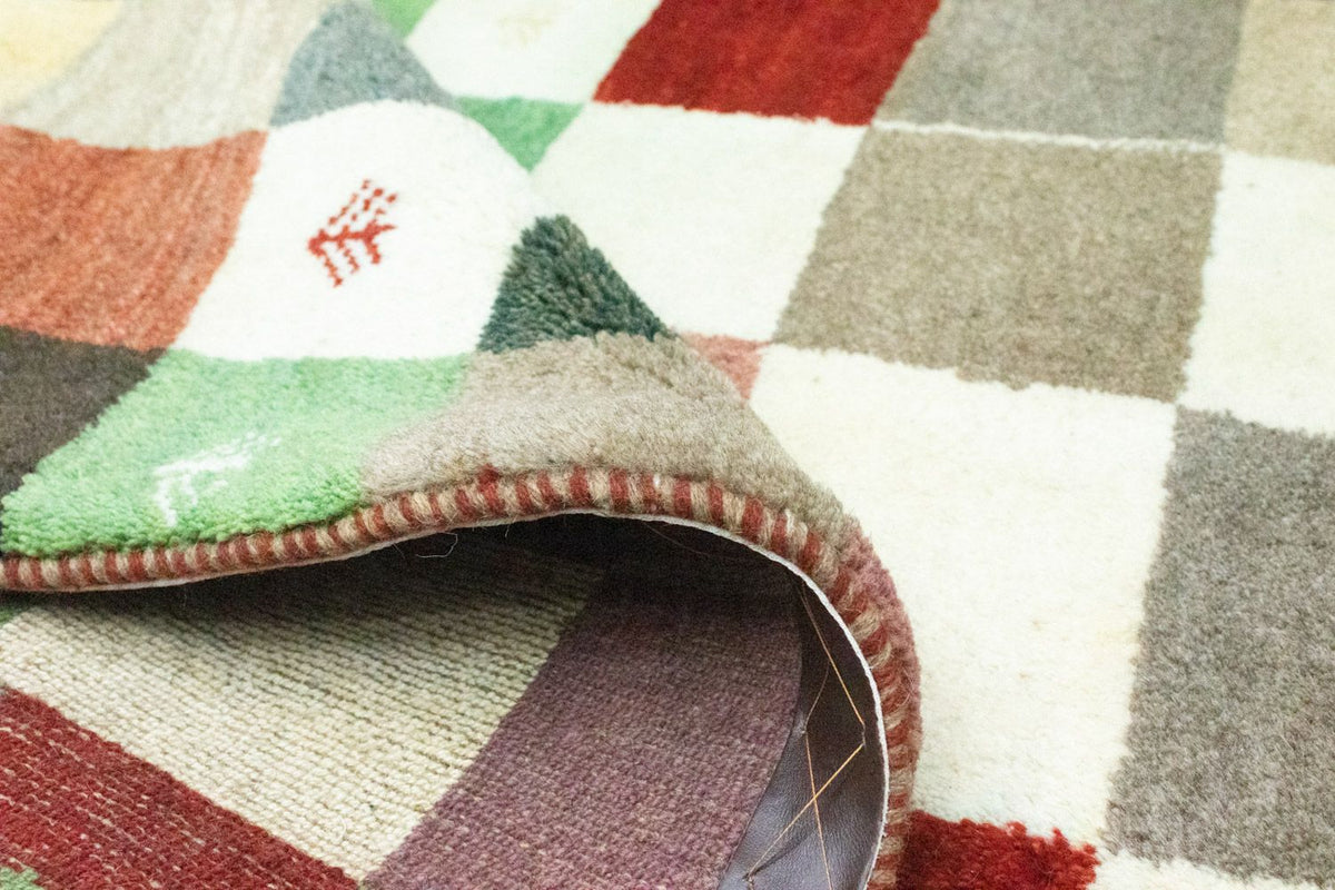 Tapis Gabbeh - Persan - 134 x 100 cm - colorée