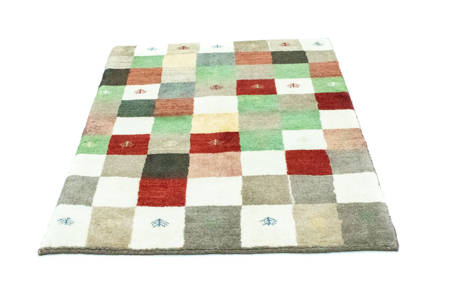 Tapis Gabbeh - Persan - 134 x 100 cm - colorée