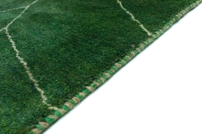 Tapis Gabbeh - Persan - 143 x 100 cm - vert