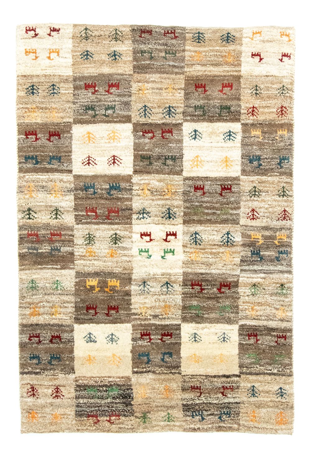 Tapis Gabbeh - Persan - 149 x 101 cm - colorée