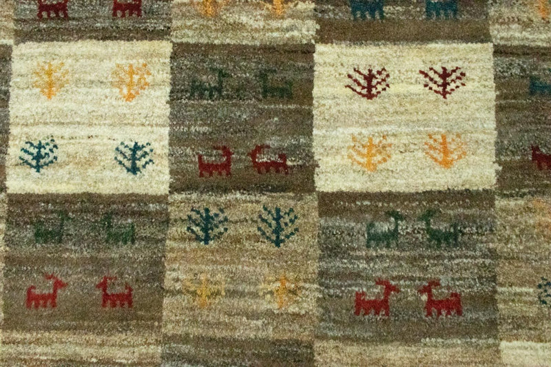 Tapis Gabbeh - Persan - 149 x 101 cm - colorée
