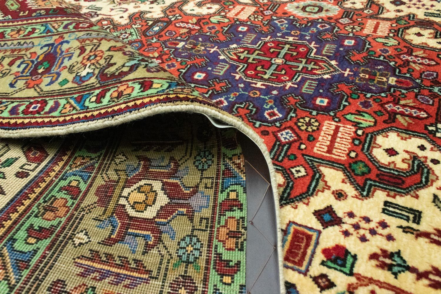Tapis persan - Tabriz - 293 x 202 cm - beige