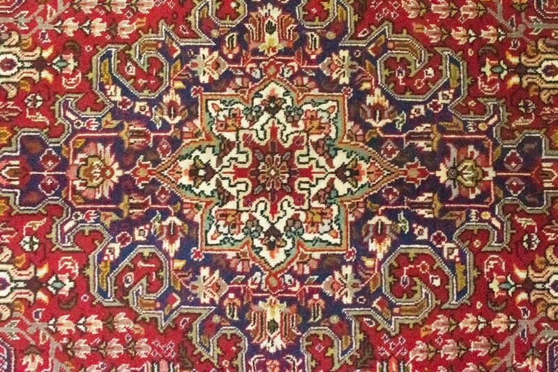 Tapis persan - Tabriz - 300 x 200 cm - rouge