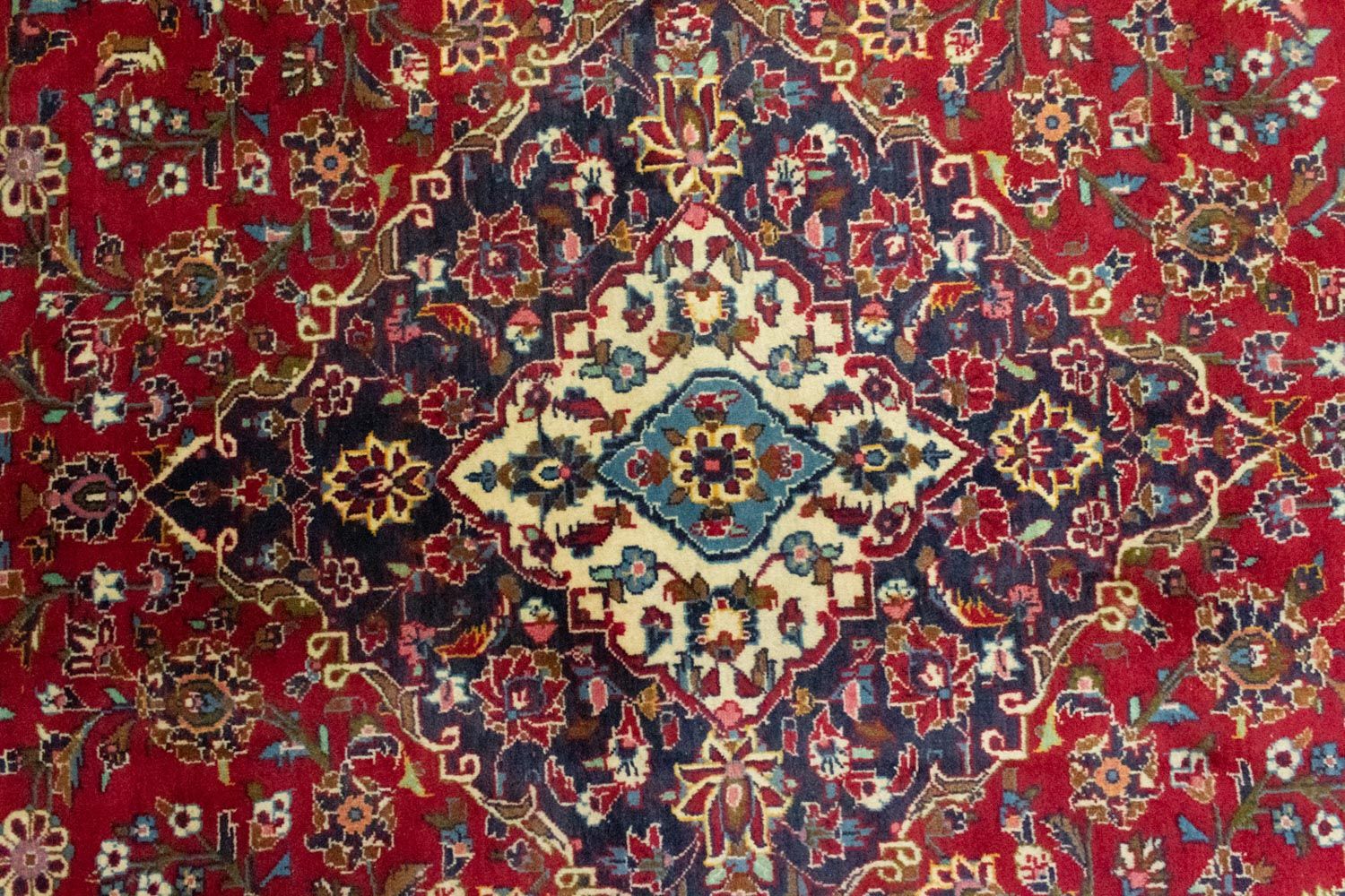 Tapis persan - Keshan - 360 x 249 cm - rouge