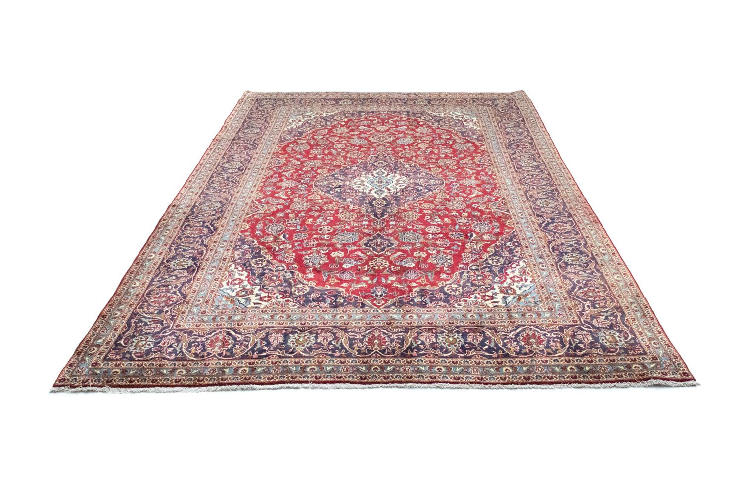 Tapis persan - Keshan - 360 x 249 cm - rouge