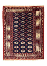 Tapis Turkaman - 186 x 139 cm - rouge