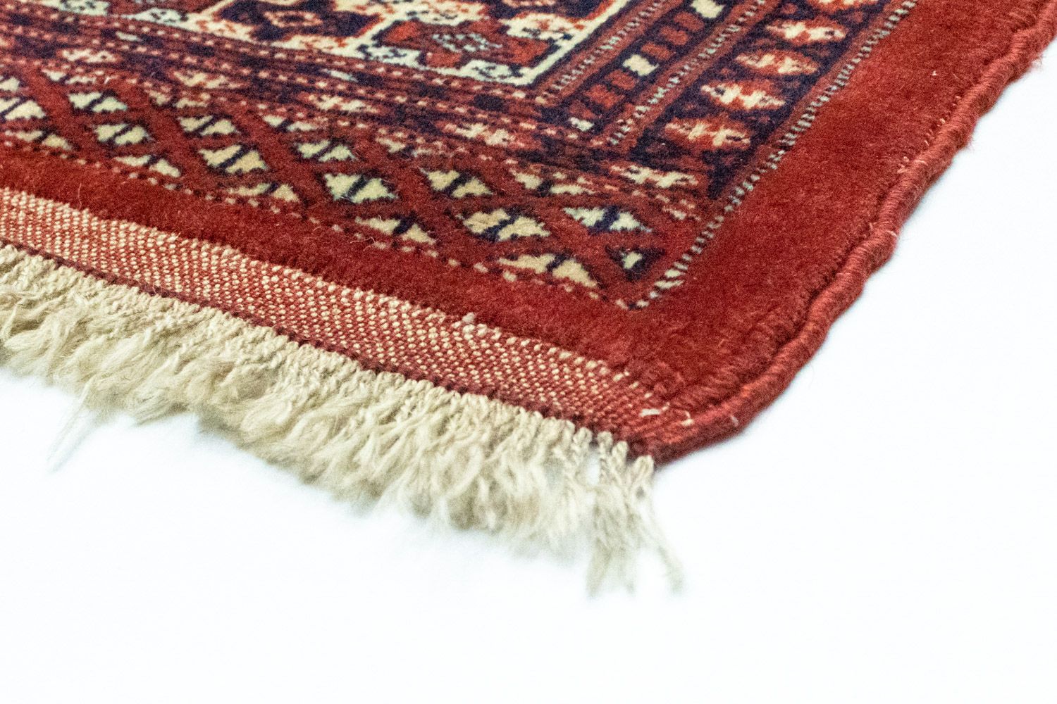 Tapis Turkaman - 186 x 139 cm - rouge