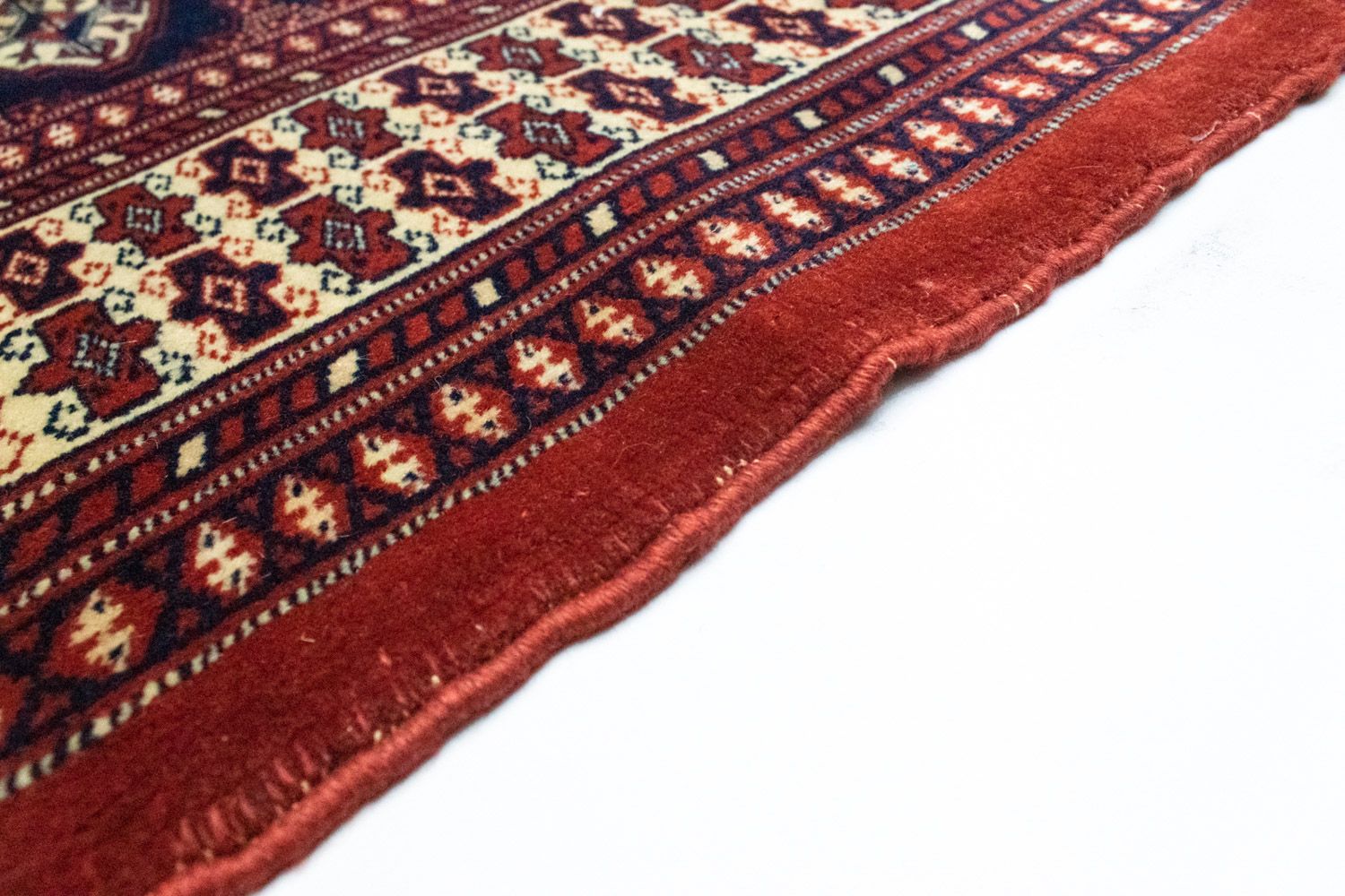 Tapis Turkaman - 186 x 139 cm - rouge