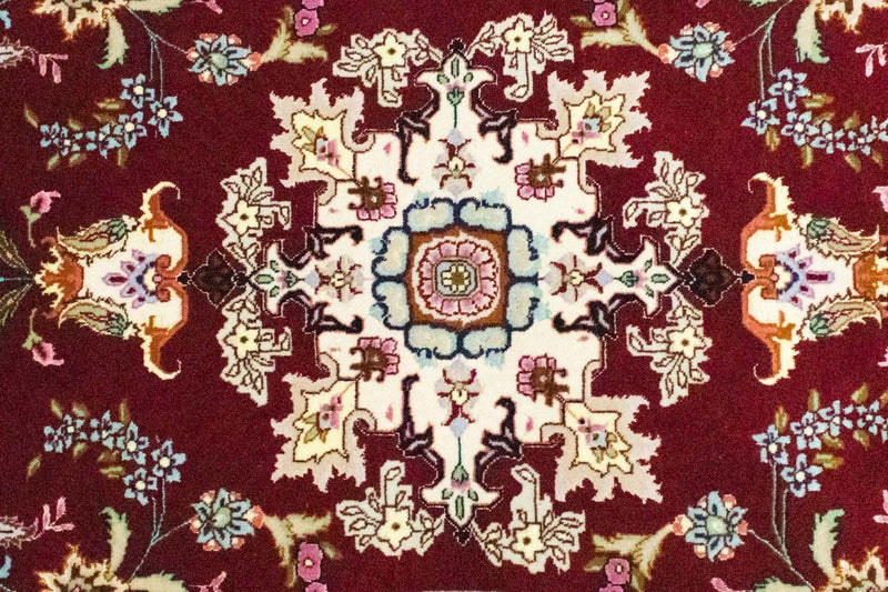 Tapis de couloir Tapis persan - Tabriz - Royal - 200 x 83 cm - rouge