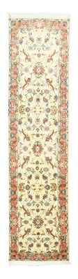 Tapis de couloir Tapis persan - Tabriz - Royal - 317 x 78 cm - beige