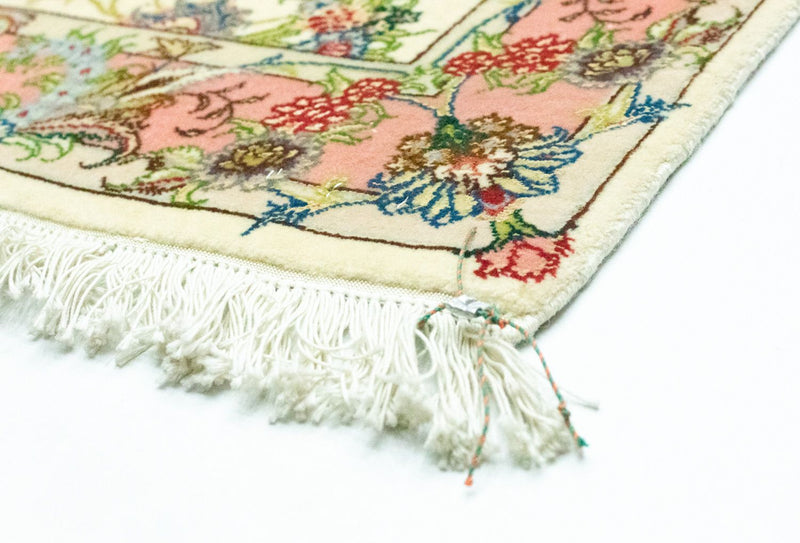 Tapis de couloir Tapis persan - Tabriz - Royal - 317 x 78 cm - beige
