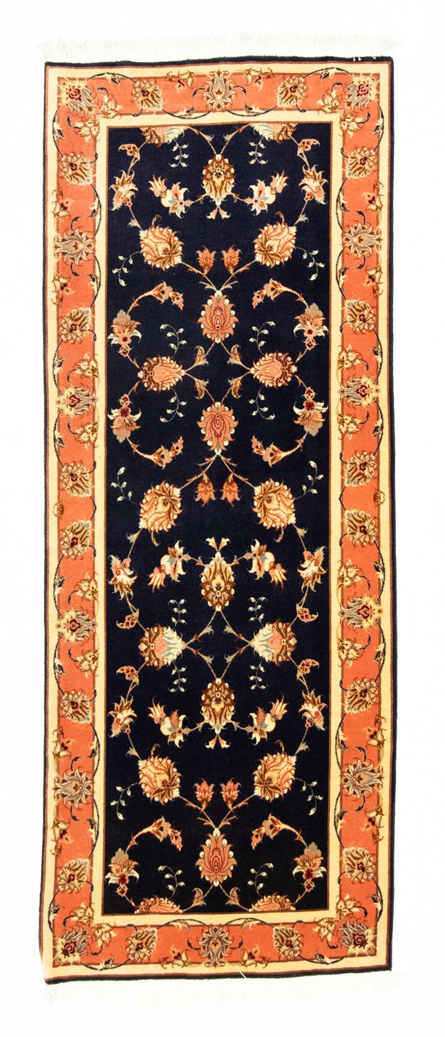 Tapis de couloir Tapis persan - Tabriz - Royal - 200 x 75 cm - saumon