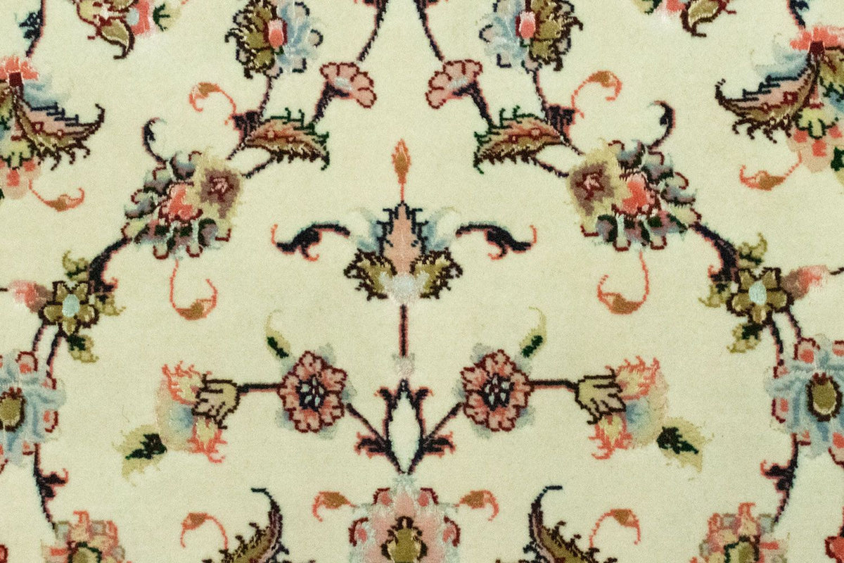 Tapis de couloir Tapis persan - Tabriz - Royal - 210 x 80 cm - beige