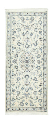 Tapis de couloir Tapis persan - Nain - 194 x 79 cm - blanc naturel