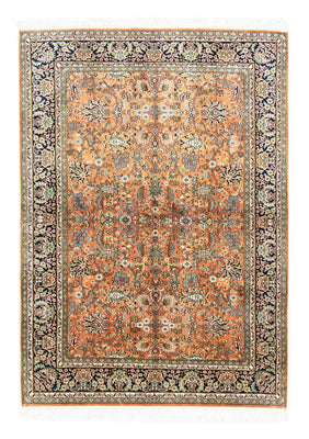 Tapis en soie - Soie du Cachemire - 181 x 130 cm - rouille