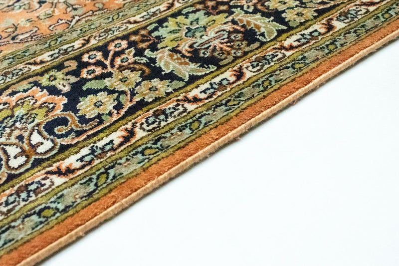 Tapis en soie - Soie du Cachemire - 181 x 130 cm - rouille