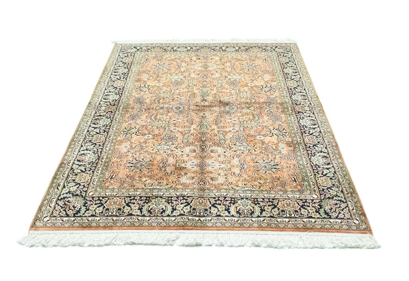 Tapis en soie - Soie du Cachemire - 181 x 130 cm - rouille