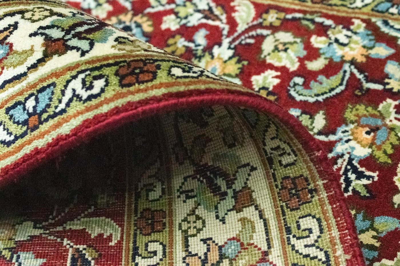 Tapis en soie du Cachemire Tapis 95x63cm - Tapis oriental
