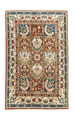 Tapis persan - Bidjar - 205 x 139 cm - rouge