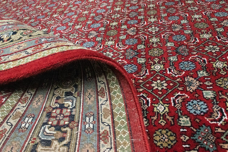 Tapis persan - Bidjar - 298 x 194 cm - rouge