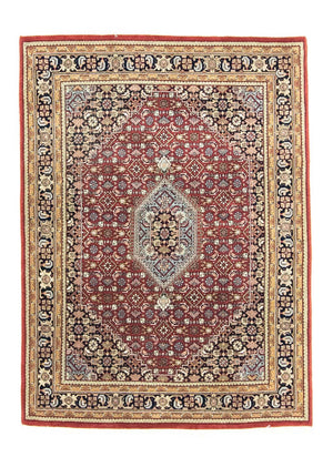 Tapis persan - Bidjar - 201 x 152 cm - rouge