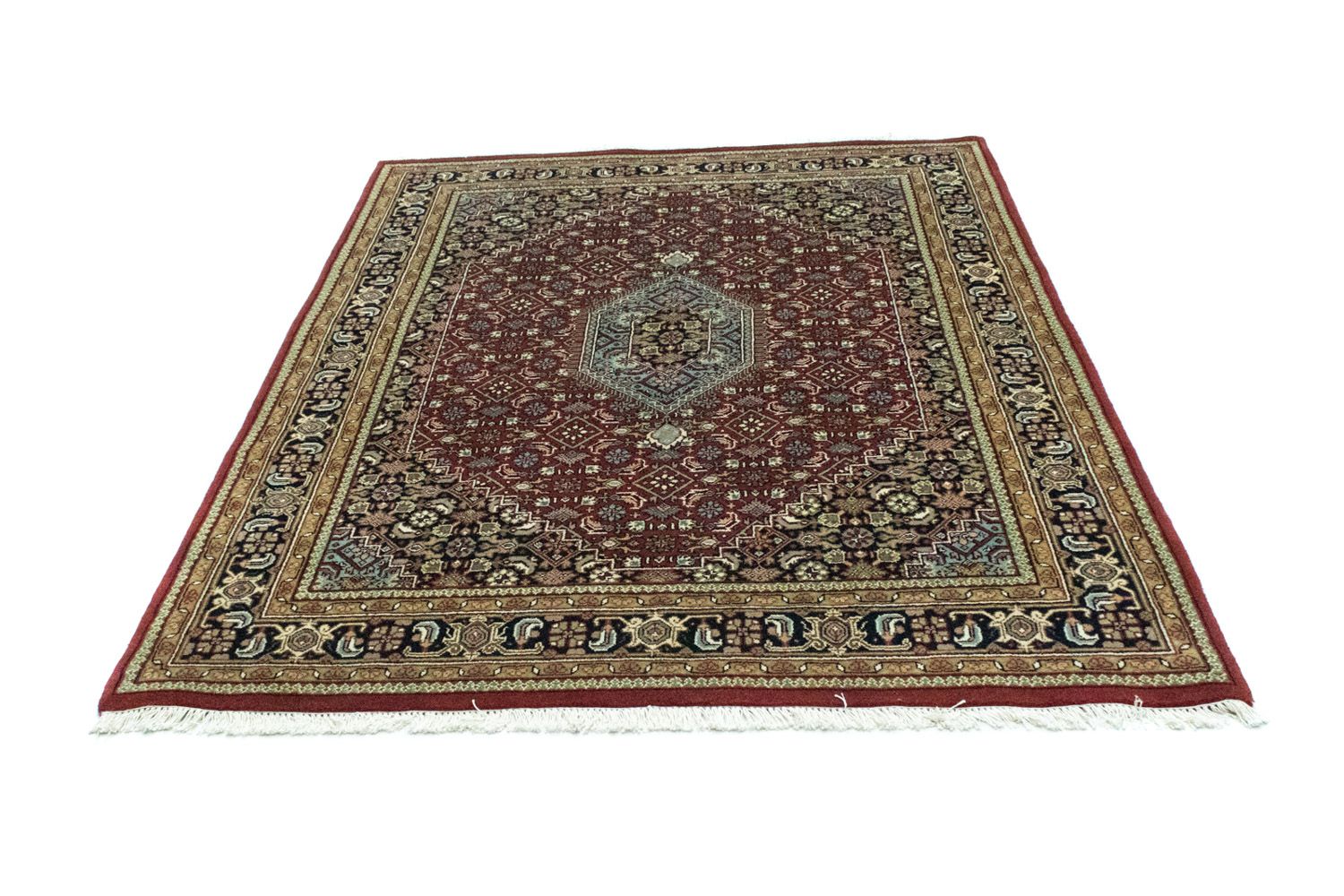 Tapis persan - Bidjar - 201 x 152 cm - rouge