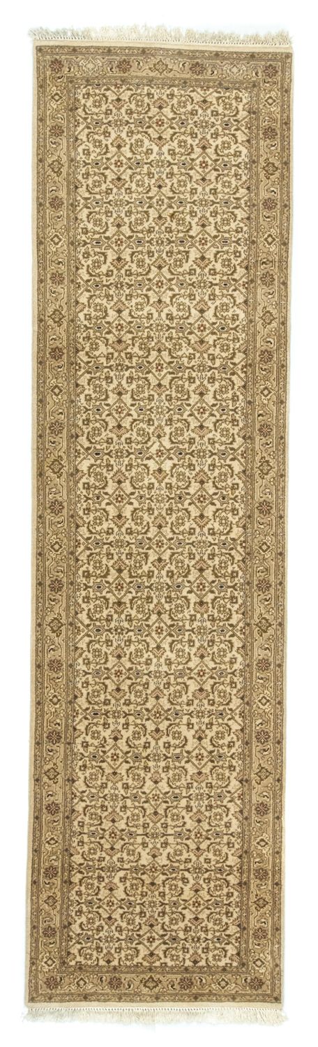 Tapis de couloir Tapis persan - Bidjar - 302 x 81 cm - beige