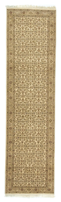Tapis de couloir Tapis persan - Bidjar - 302 x 81 cm - beige