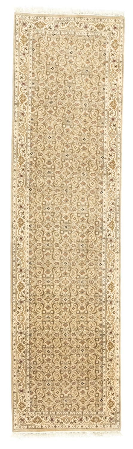 Tapis de couloir Tapis persan - Bidjar - 306 x 82 cm - beige