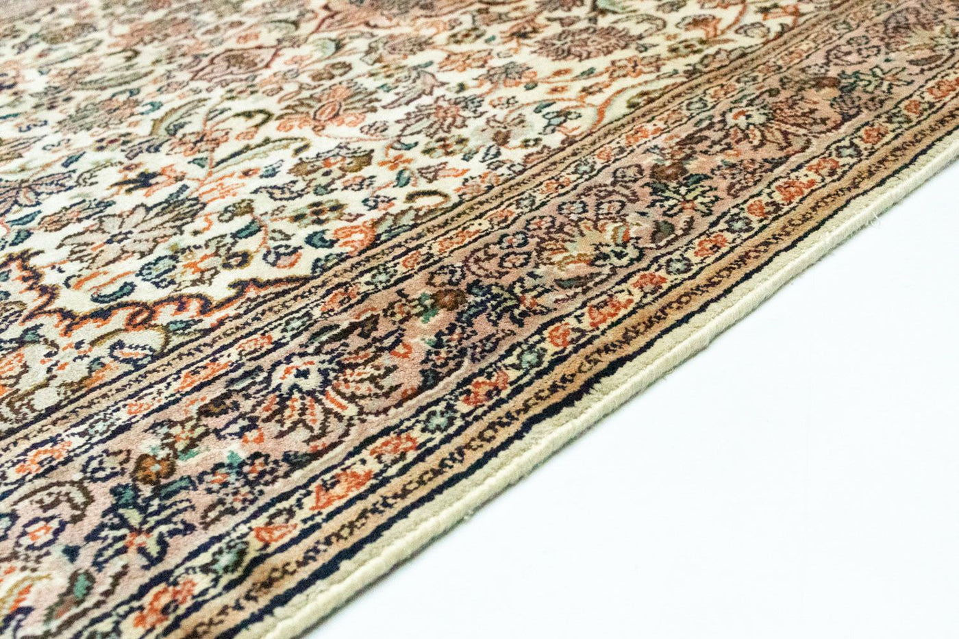 Tapis en soie du Cachemire Tapis 124x78cm - Tapis oriental