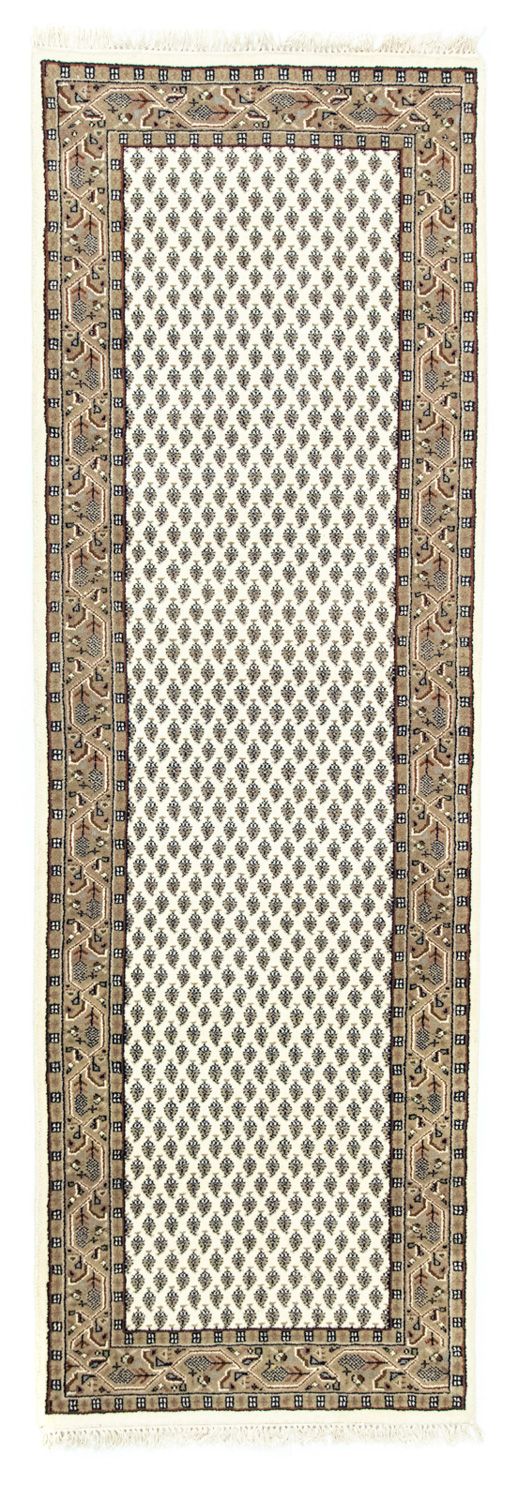 Tapis de couloir Tapis persan - Mir - 250 x 82 cm - beige