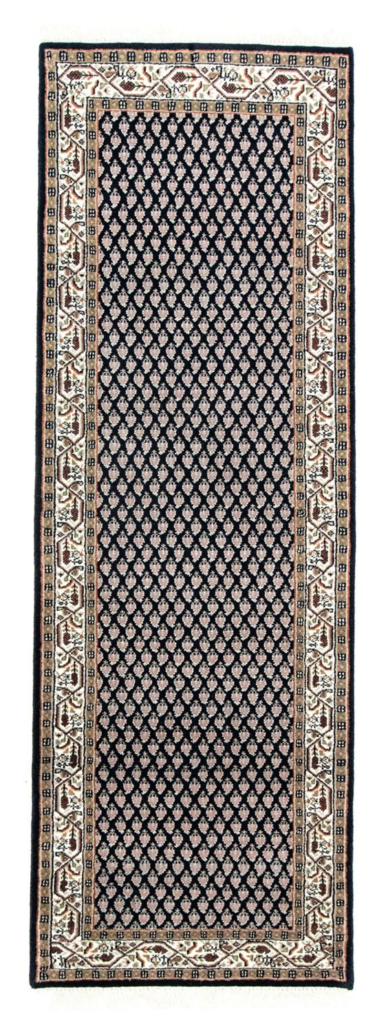 Tapis de couloir Tapis persan - Mir - 244 x 83 cm - bleu foncé