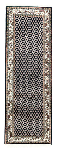 Tapis de couloir Tapis persan - Mir - 244 x 83 cm - bleu foncé