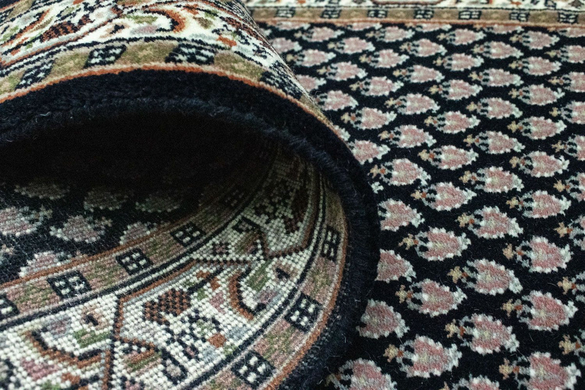 Tapis de couloir Tapis persan - Mir - 244 x 83 cm - bleu foncé