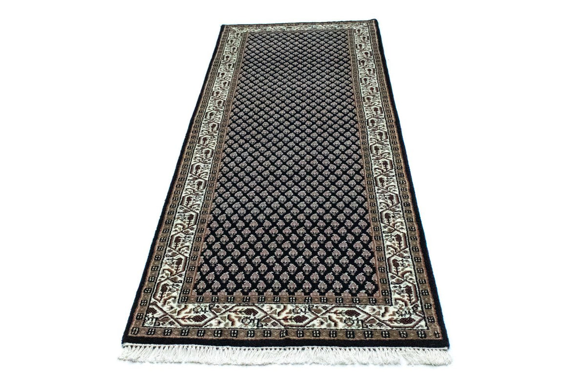 Tapis de couloir Tapis persan - Mir - 244 x 83 cm - bleu foncé