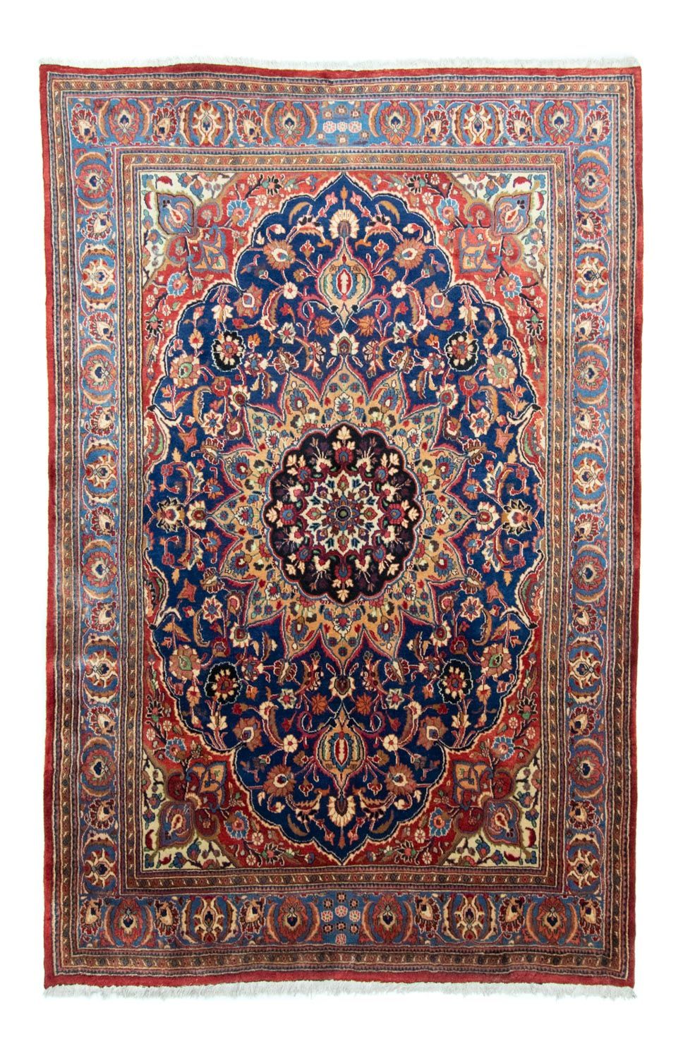 Tapis persan - Classique - 319 x 203 cm - bleu