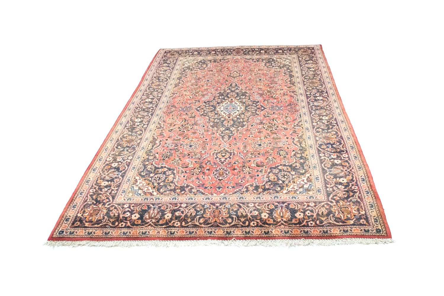 Tapis persan - Keshan - 224 x 139 cm - rouille