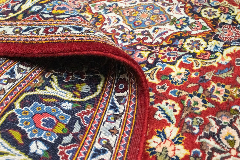 Tapis persan - Keshan - 214 x 144 cm - rouge