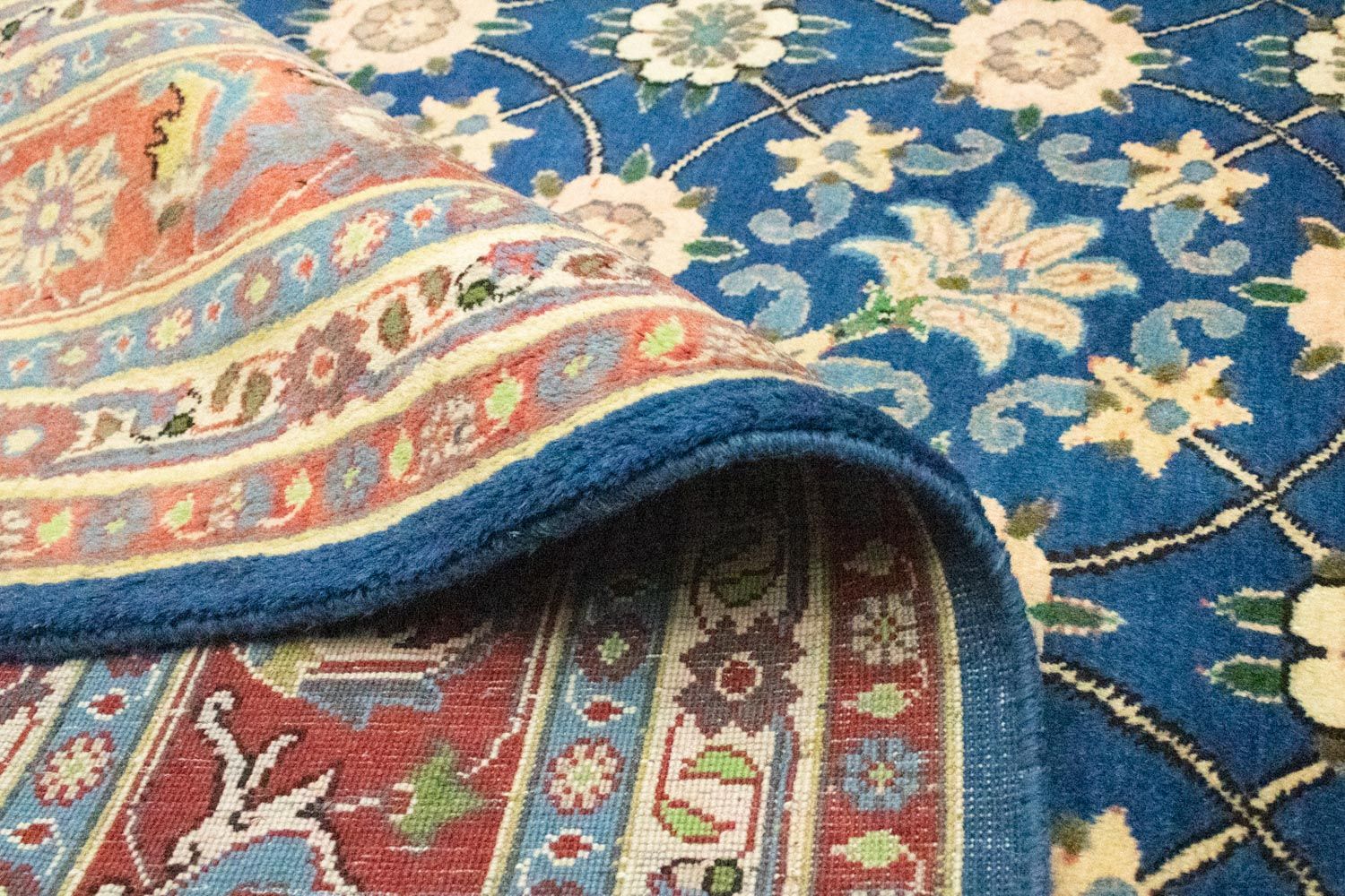 Tapis persan - Nomadic - 300 x 198 cm - bleu