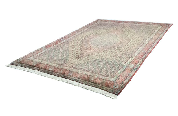 Tapis persan - Classique - 294 x 196 cm - bleu