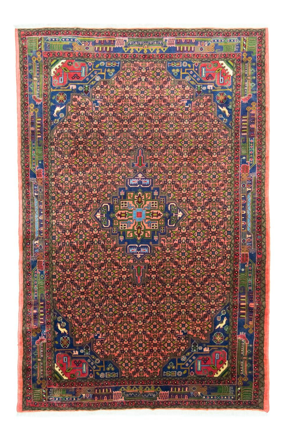 Tapis persan - Nomadic - 305 x 200 cm - rouge
