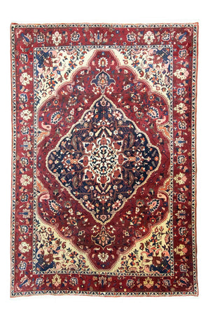 Tapis persan - Nomadic - 302 x 207 cm - rouge