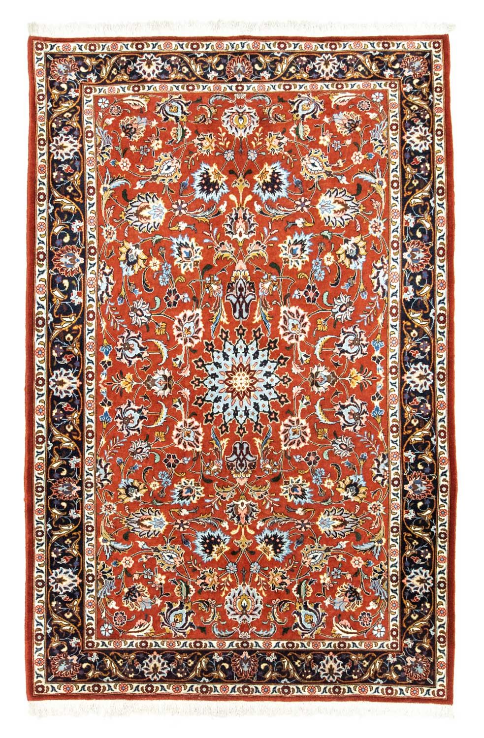 Tapis persan - Tabriz - 226 x 141 cm - rouille