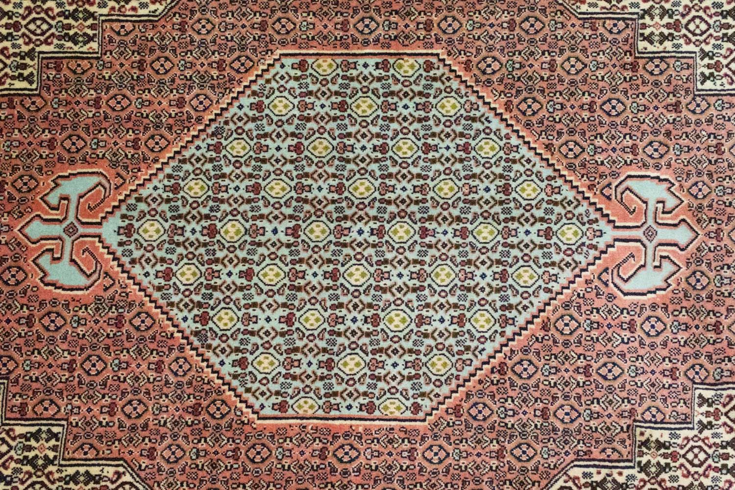 Tapis persan - Classique - 318 x 198 cm - bleu