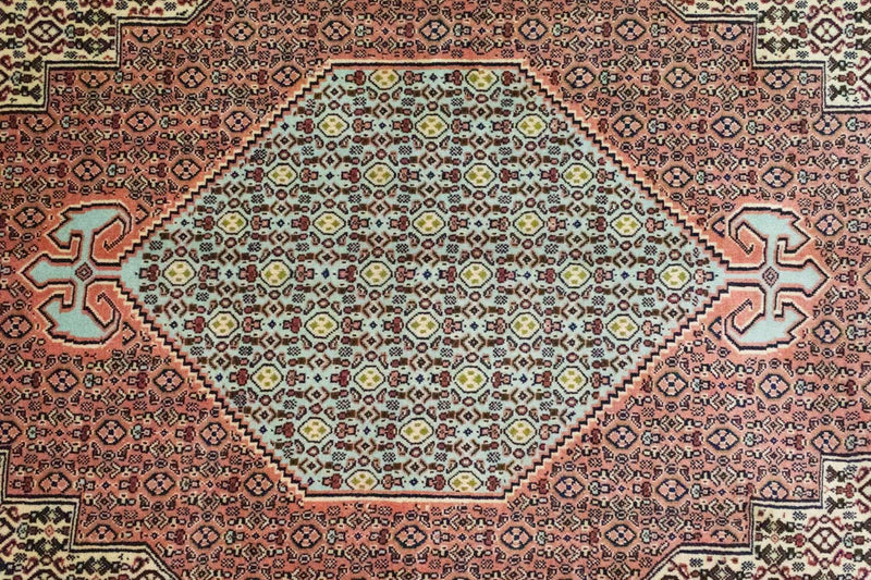 Tapis persan - Classique - 318 x 198 cm - bleu