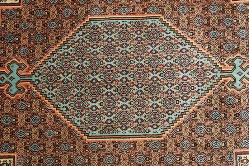 Tapis persan - Classique - 307 x 202 cm - bleu