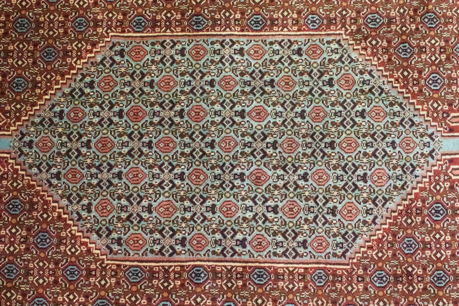 Tapis persan - Classique - 317 x 204 cm - bleu