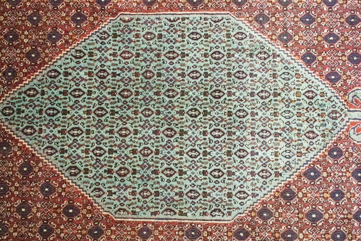 Tapis persan - Classique - 299 x 198 cm - bleu