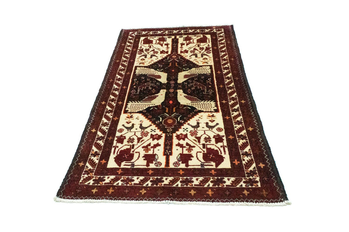 Tapis de couloir Tapis Belutsch - 183 x 95 cm - beige
