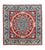 Tapis persan - Classique carré  - 208 x 202 cm - rouge